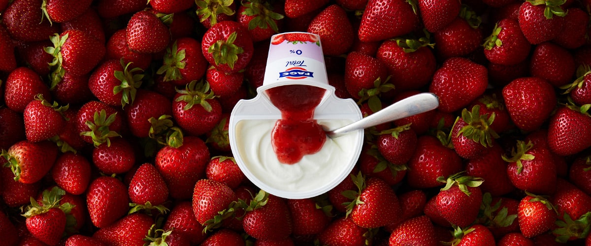 FAGE Total 0% Split Pot Yogurt - Strawberry