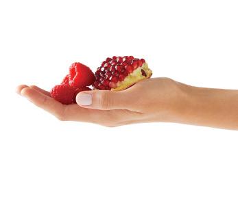 Raspberry Pomogranate Hands