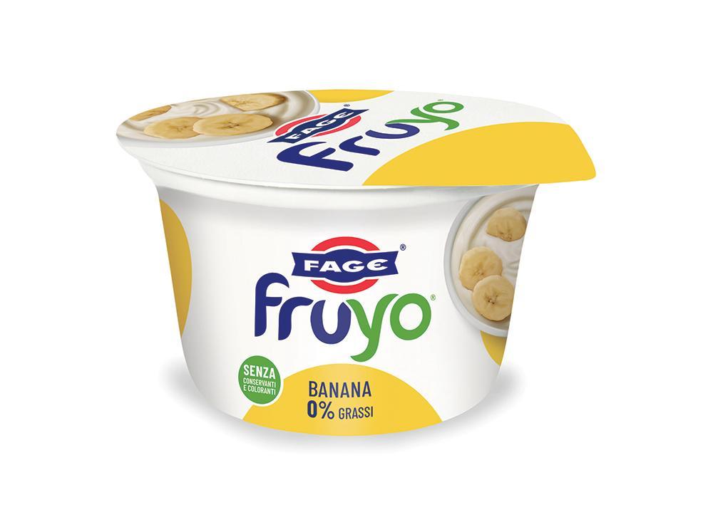 YOGURT FRUYO 0% GRASSI CON PEZZI DI BANANA